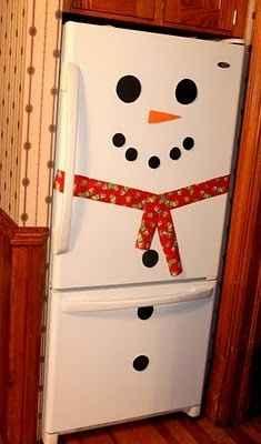 Snowman fridge