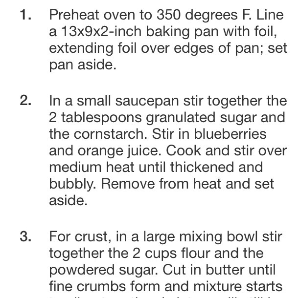 Blueberry Swirl Cheesecake Bars. 