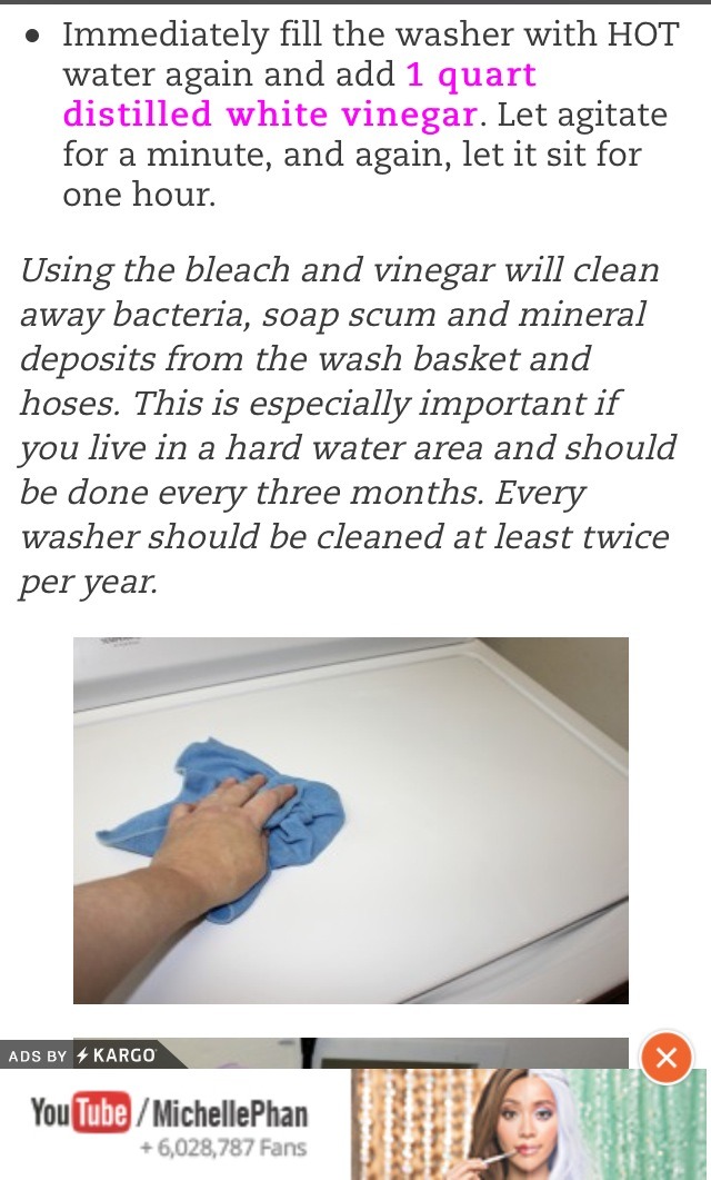 How To Clean Your Washing Machine