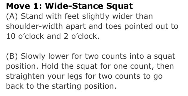 For inner thighs- the following 4