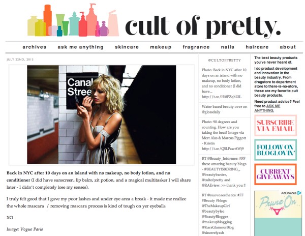 The 5 Best Beauty Blogs For Your Summer Reading Pleasure #SummerVibes
