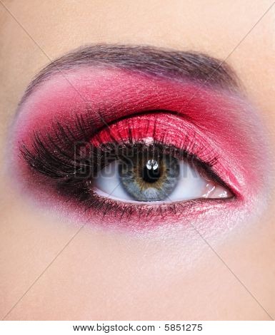 Red/Orange Eyeshadow Makeup🏮