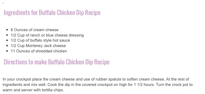 Buffalo Chicken Dip