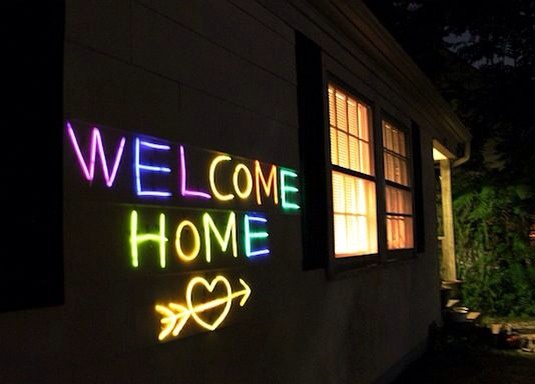 Make any unique sign using glow sticks!!