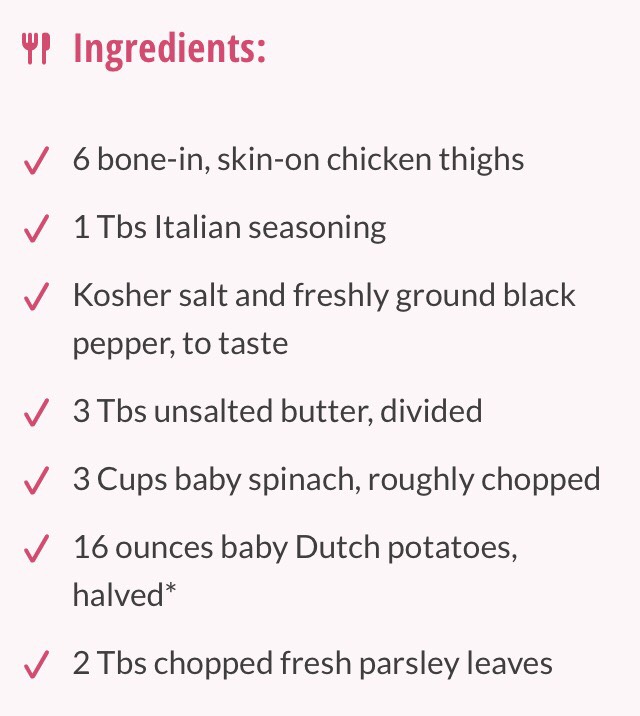 Chicken & Potatoes With Creamy Garlic Parmesan Cream Sauce!