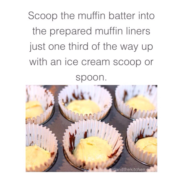 Nutella & Cheesecake Swirl Muffins
