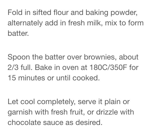 Delicious Mini Brownie Butter Cake