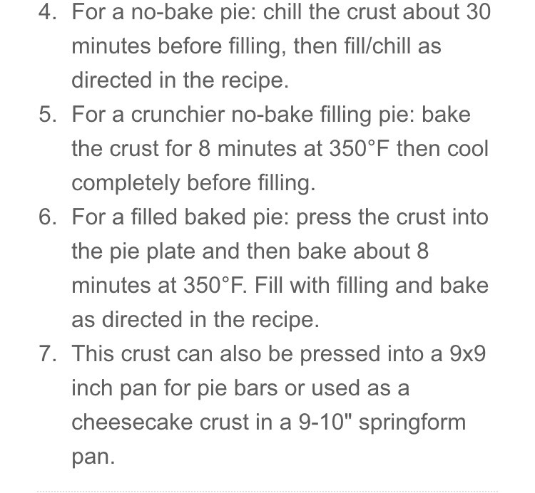 The Perfect Oreo Cookie Crust Recipe.