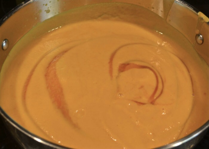 After tasting this soup, I thought it needed a little sweetness to it.  I added 2 tablespoons of maple syrup.  There. Perfect:)