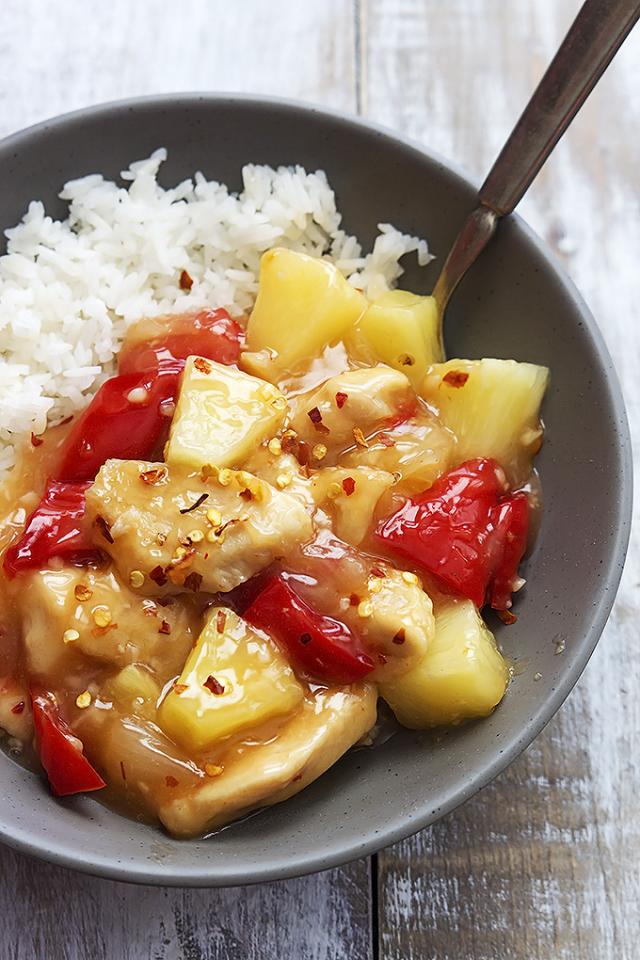 SLOW COOKER SWEET FIRE CHICKEN 