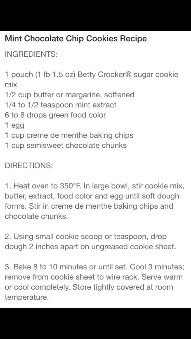 How To Create Green Mint Chocolate Chip Cookies!