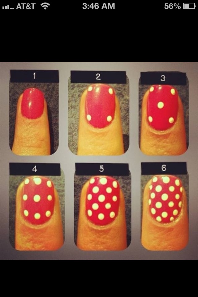 This Is A Way To Do Perfect Polka-Dots! I've Tried It & It Looks Awesome!