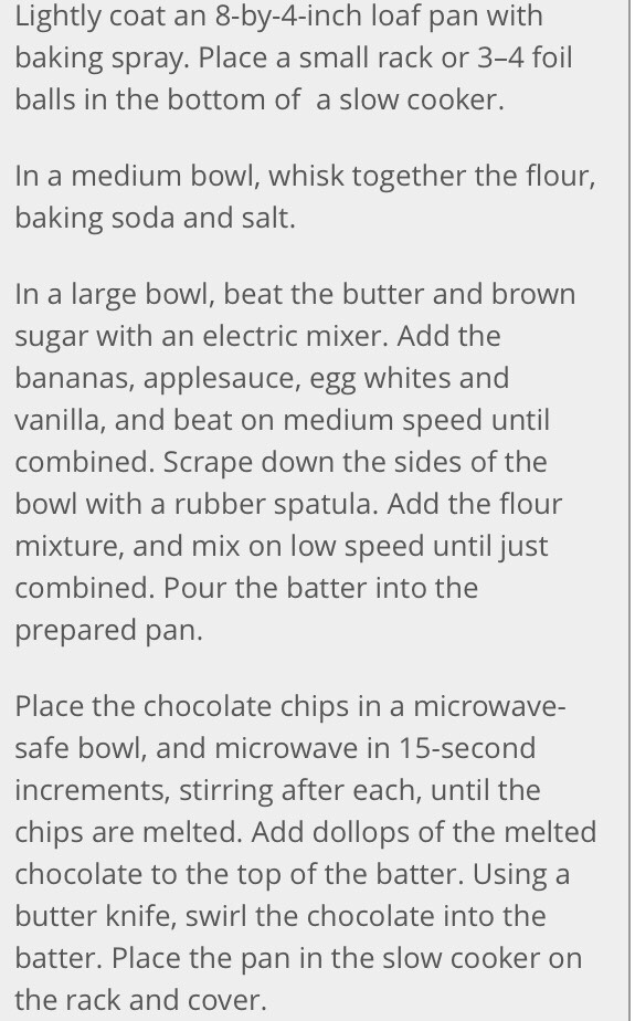 Slow Cooker Chocolate Swirl Bread