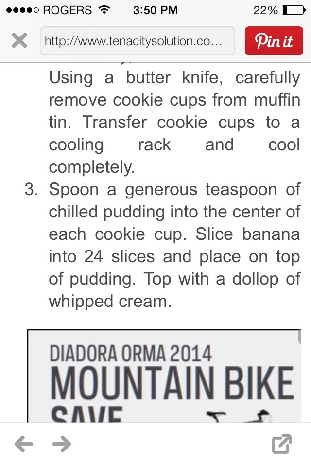 Mini Banana Cream Cookie Pies