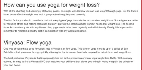 Top Yoga Poses For Weight Loss 