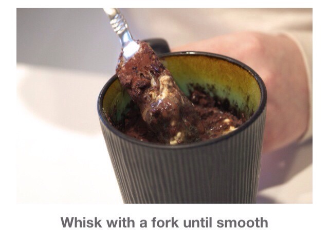 " Nutella Cake In A Mug" 😋