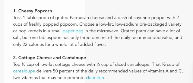 31 100 Calorie Snacks!