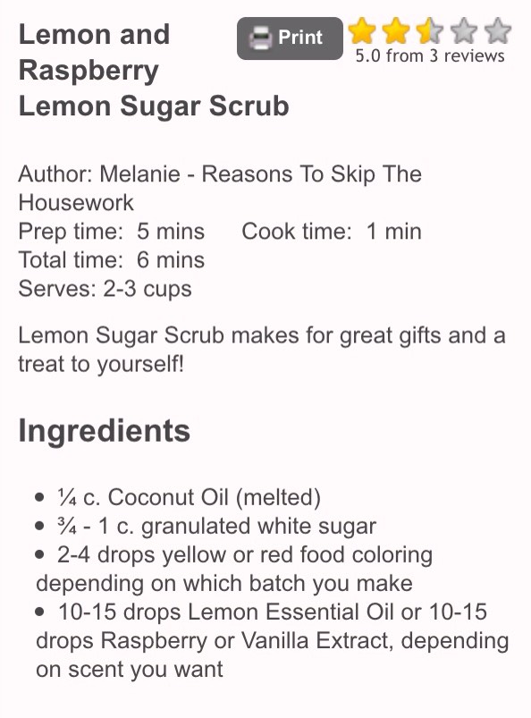 SIMPLE 5-MINUTE SUGAR SCRUB RECIPES 💖💖