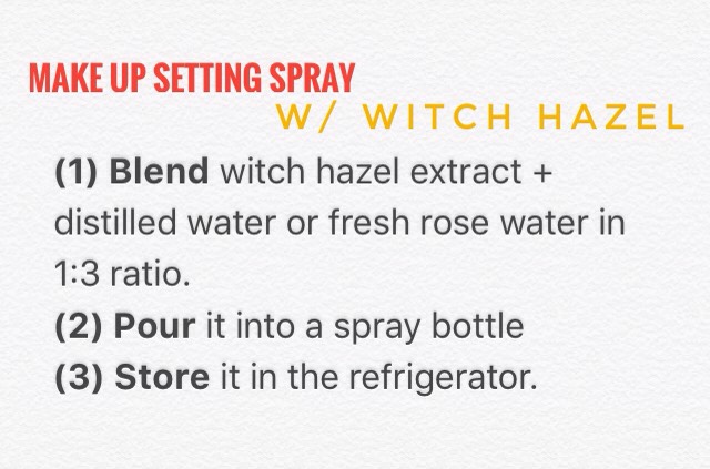 DIY | 5 ALL-NATURAL MAKE UP SETTING SPRAYS! 