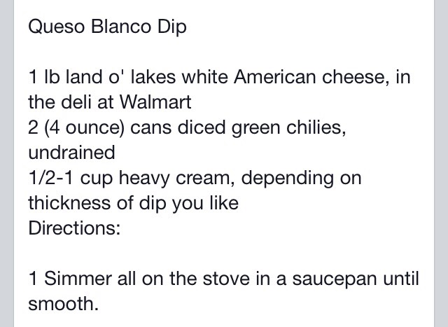 White Queso Dip
