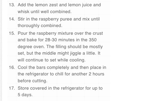 YUMMY Raspberry Lemon Bars (Healthy)