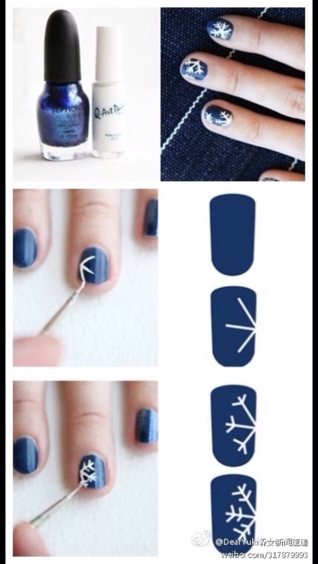 15 Adorable Winter Nail Tutorials
