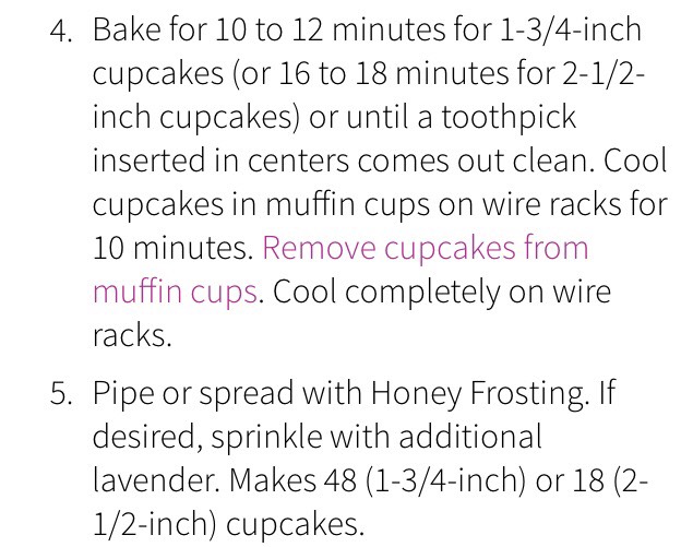 Lavender Earl Grey Cupcakes 
