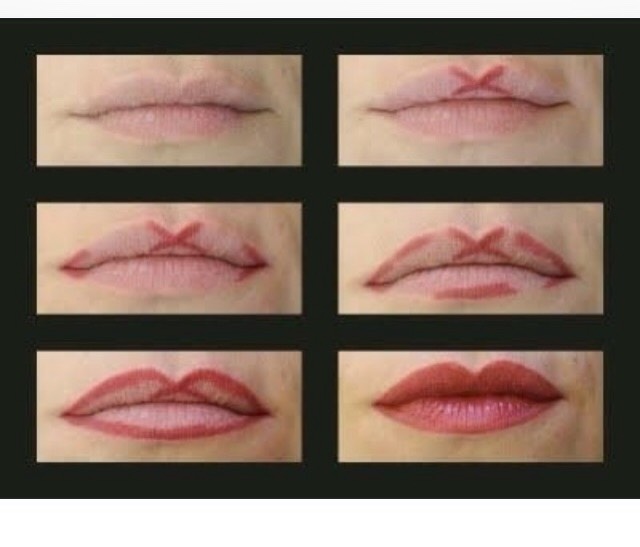 Just follow the guide above to achieve the perfect cupid's bow.