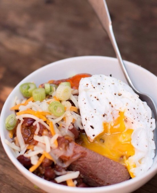 Breakfast baked potatoes 
