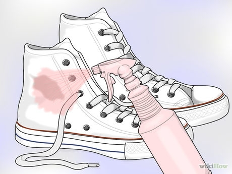 Apply a stain stick to the dirtied spot. Use a spot cleaning stain stick on any stained spots you wish to remove. Follow the label instructions when dabbing the stain stick cleaner onto the stain.