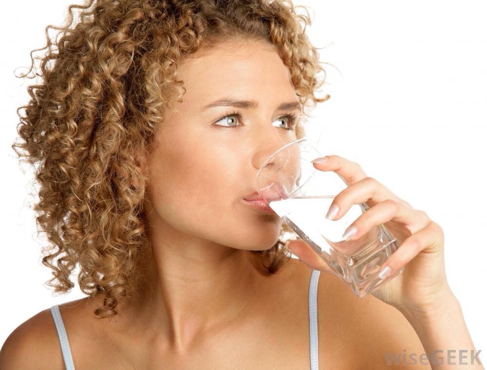-Drink water ! 
-Eat right And eating eggs and avocados helps.