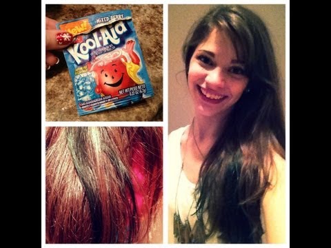 DIY: Dye Ur Hair With Kool Aid😍😍😍😍