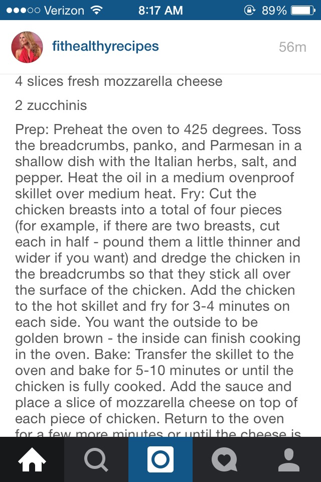 20 Minute Healthy Chicken Parmesan 
