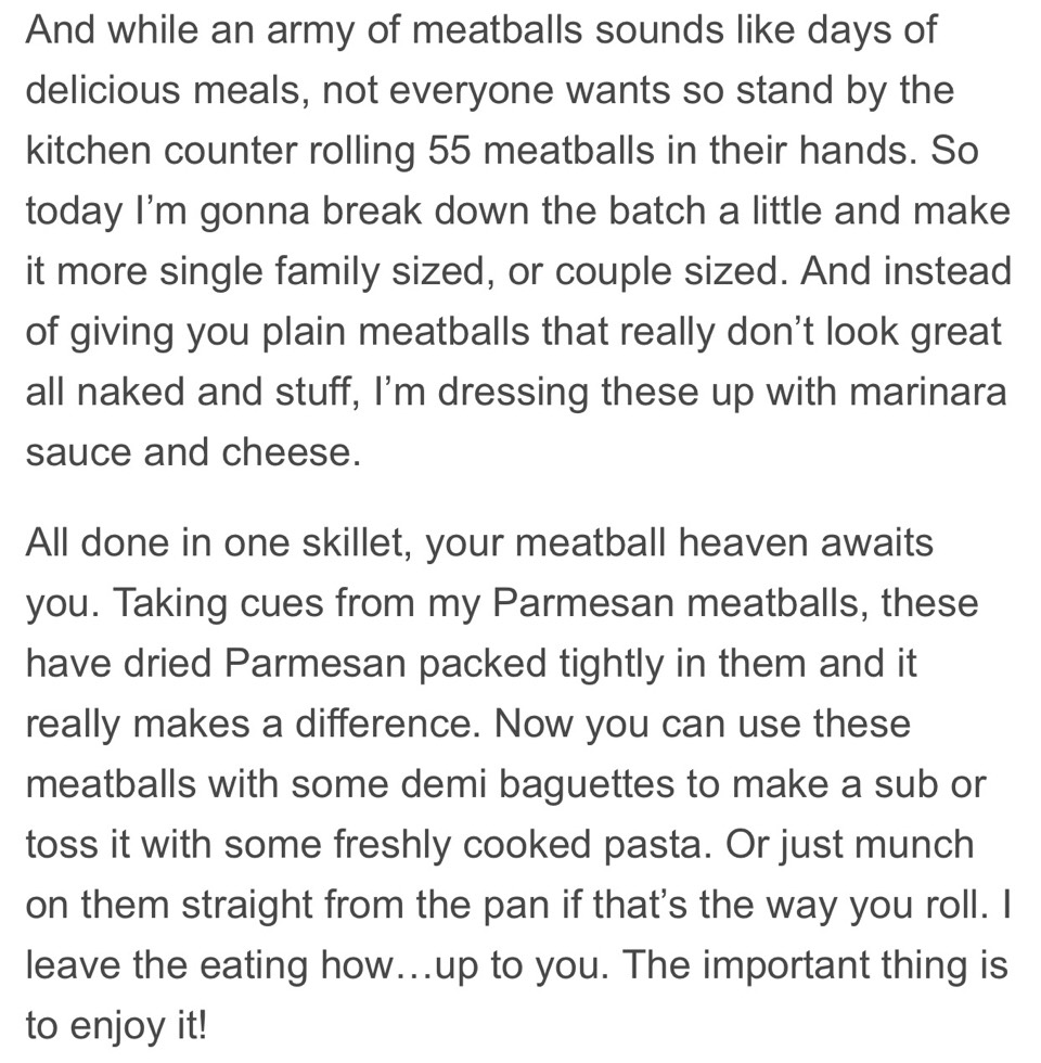 Cheesy Meatball Skillet.
