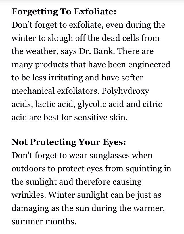 ✨Avoid These 9 Winter Skin Care Mistakes✨