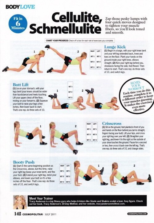 Workouts To Get Rid Of Cellulites 