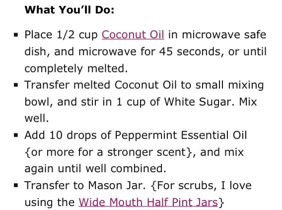 ✨Peppermint Sugar Scrub (Great Gift Idea)✨