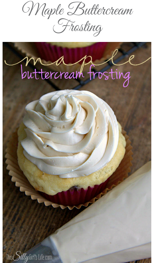 Chocolate Chip Pancakes Cupcakes With Maple Buttercream Frosting!