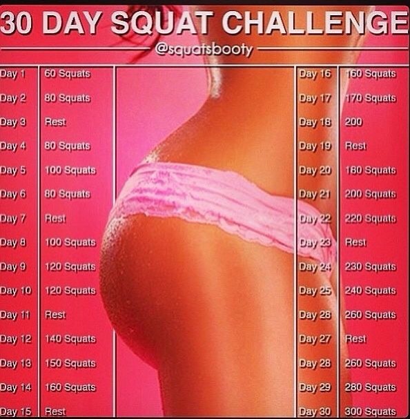 30 Days Booty Challenge