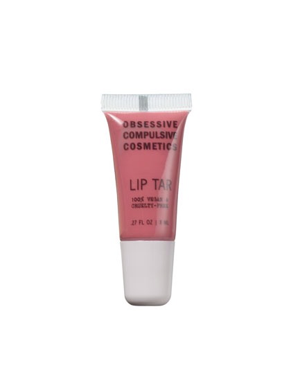OBSESSIVE COMULSIVE COSMETICS LIP TAR

Why anyone thought “tar” was a good word to slap on a lipstick eludes me.
But this stain totally delivers: It sinks into lips without any tackiness and has barely any transfer throughout the day.