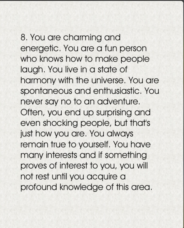 Personality Test (omg It Works So Well)