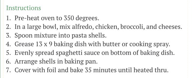 ✨Chicken Broccoli Alfredo Stuffed Shells✨🍝
