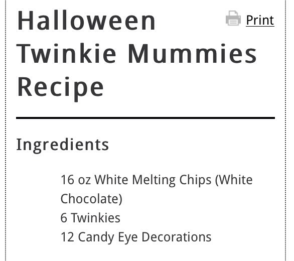 👻💥 Halloween Twinkie Mummies💥👻😍