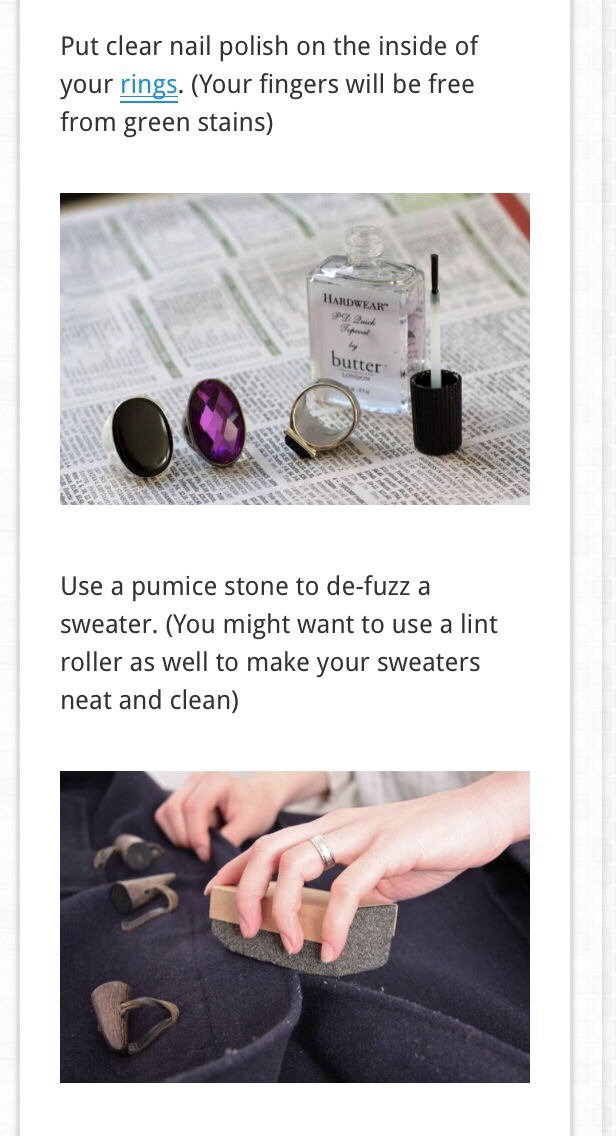 Quick Lifestyle Tips and Tricks 🙌 
