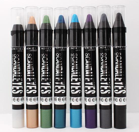 Rimmel Shadow Sticks
"Rimmel Scandel Eyes' intense color lasts all day and great shades to try on"