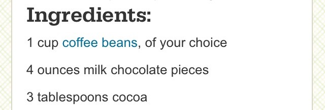 Chocolate Covered Coffee Beans 