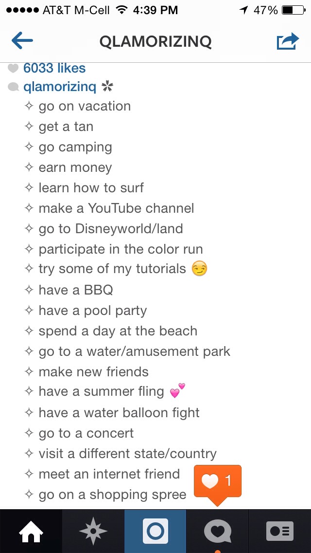Bucketlist