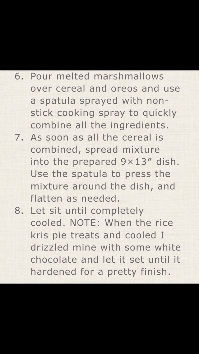 How To Make Oreo Rice Krispie Treats 👌❤️