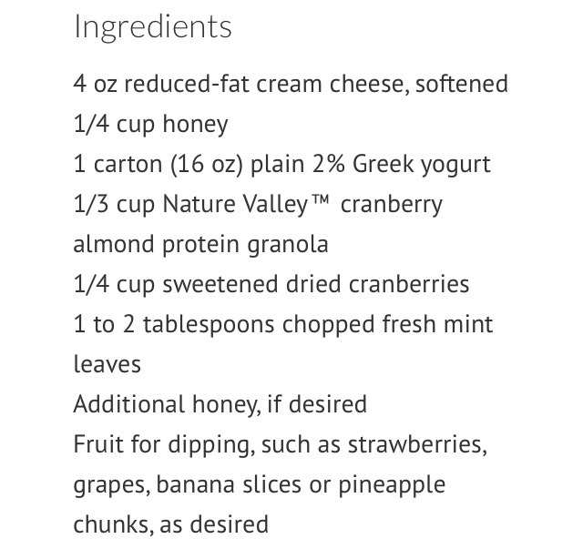 💜Crunchy Cranberry Almond Greek Yogurt Fruit Dip!💜