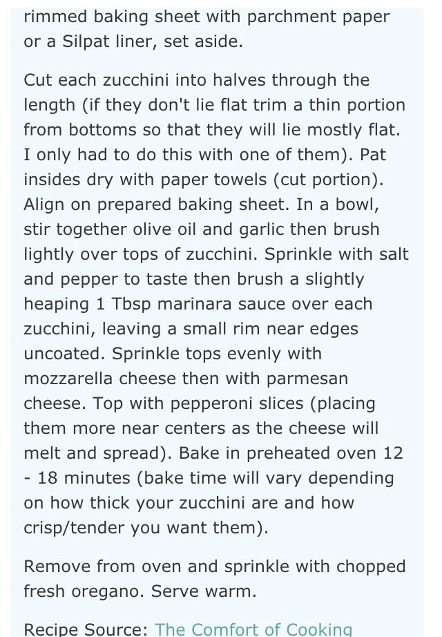 Zucchini Pizza Boats